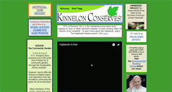 Desktop Screenshot of kinnelonconserves.net